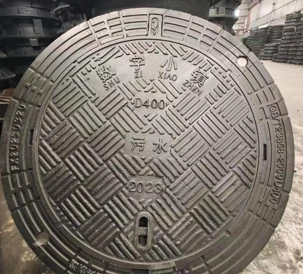 提蒙乡球墨铸铁防沉降井盖展示